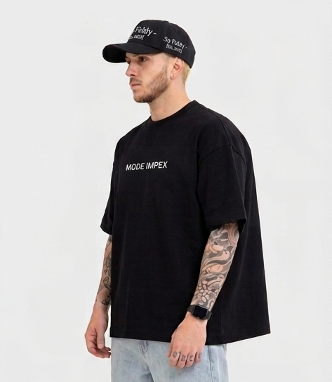 Savage Mode Oversized T-Shirt – Premium Heavyweight Black Streetwear Tee